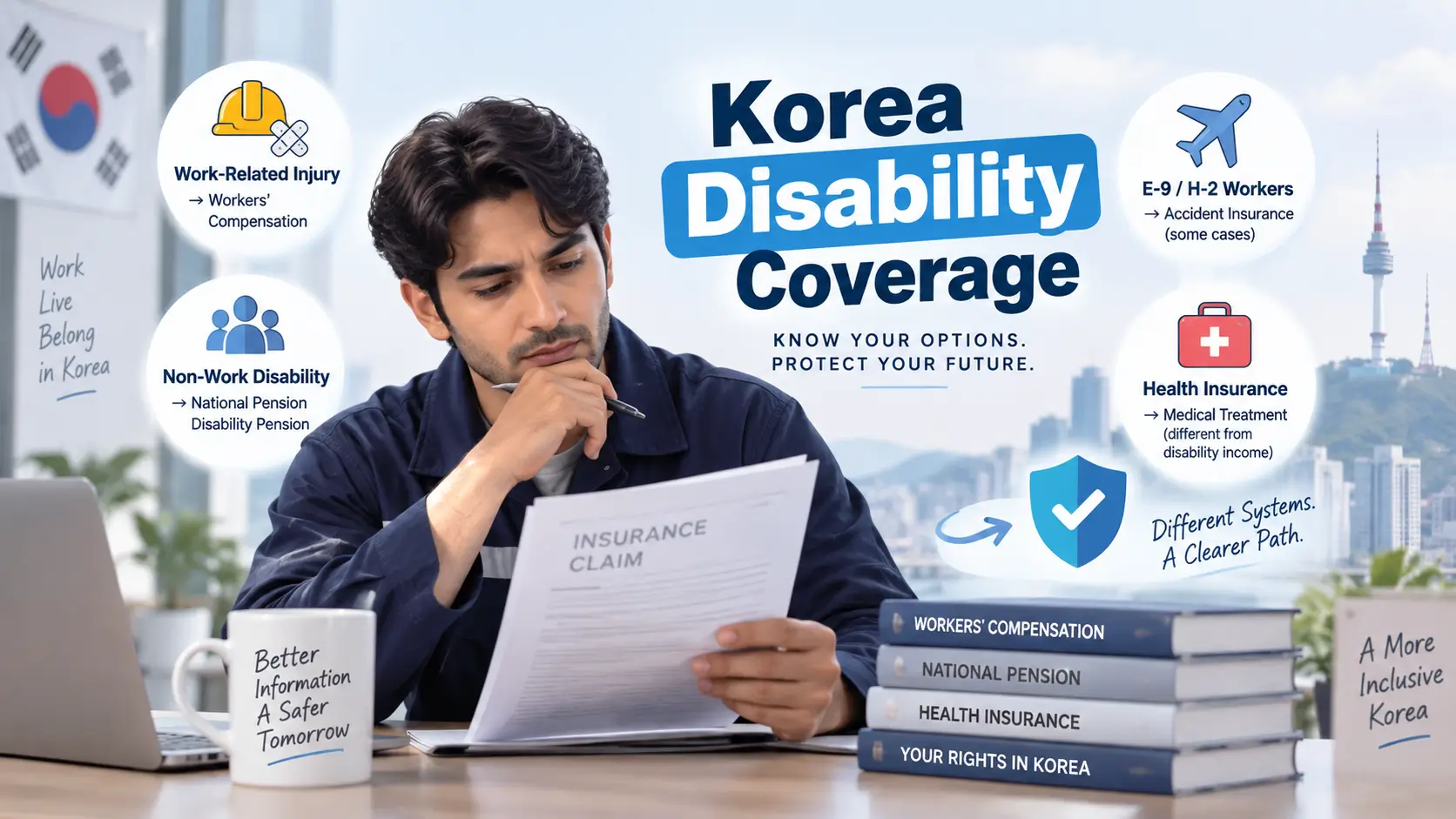 Disability insurance for foreign workers in Korea
