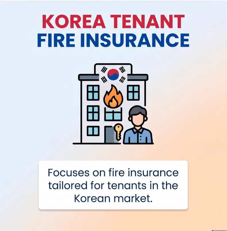 Korea apartment fire insurance for foreign tenants