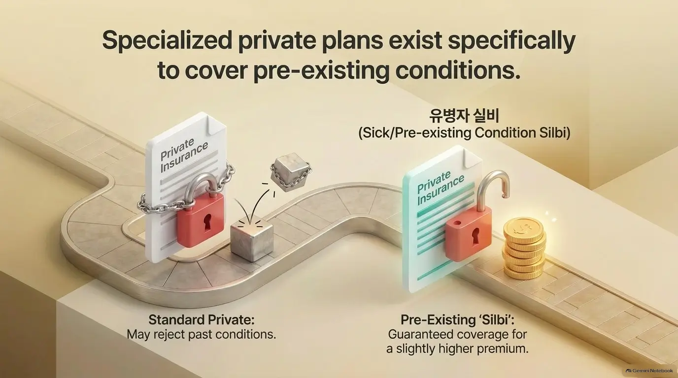 Korea pre-existing condition insurance